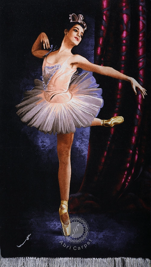 Ballerina girl Handwoven carpet