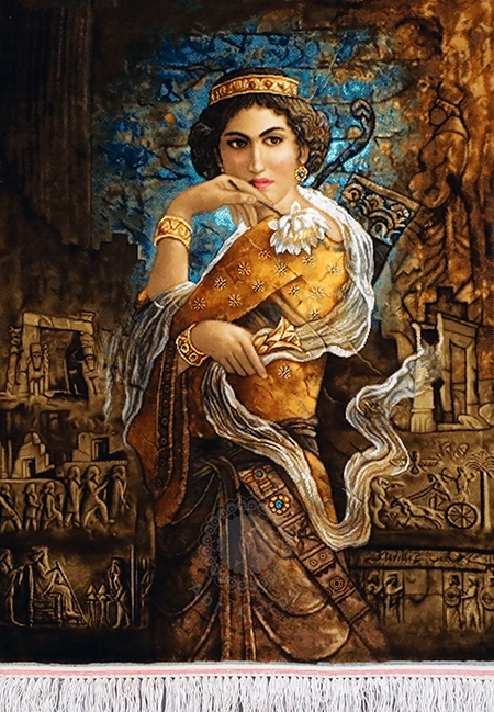 تابلو فرش ملکه ایران