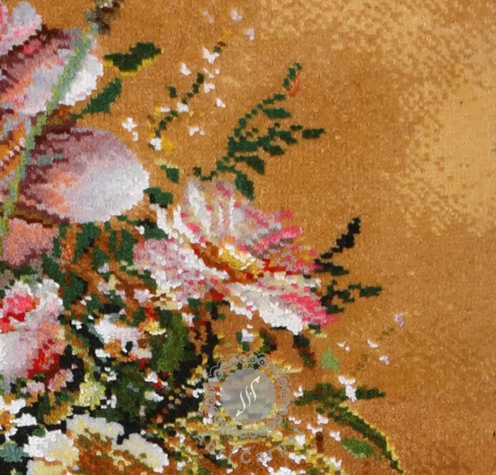 Flower Handwoven carpet