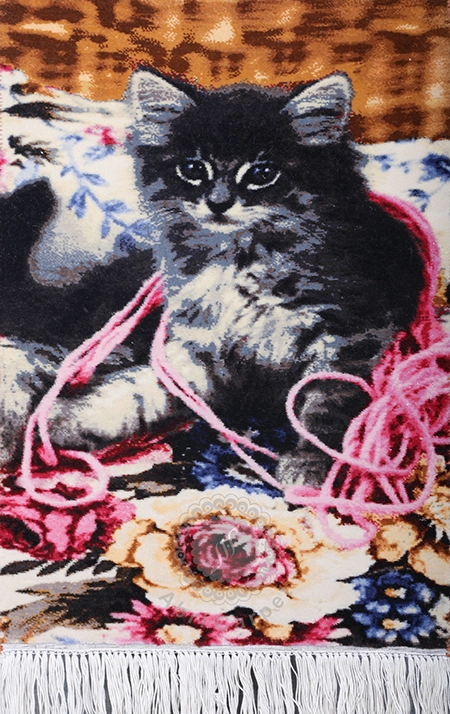 The Cat Handwoven carpet