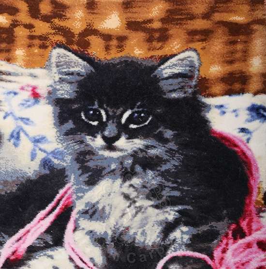 The Cat Handwoven carpet