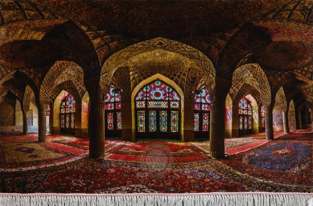 تابلو فرش ابری طرح مسجد نصیرالملک