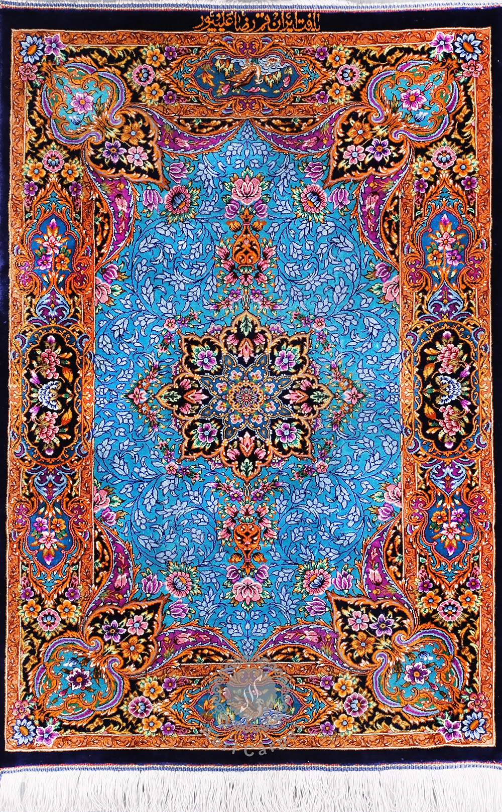 Medallion design Handwoven carpet